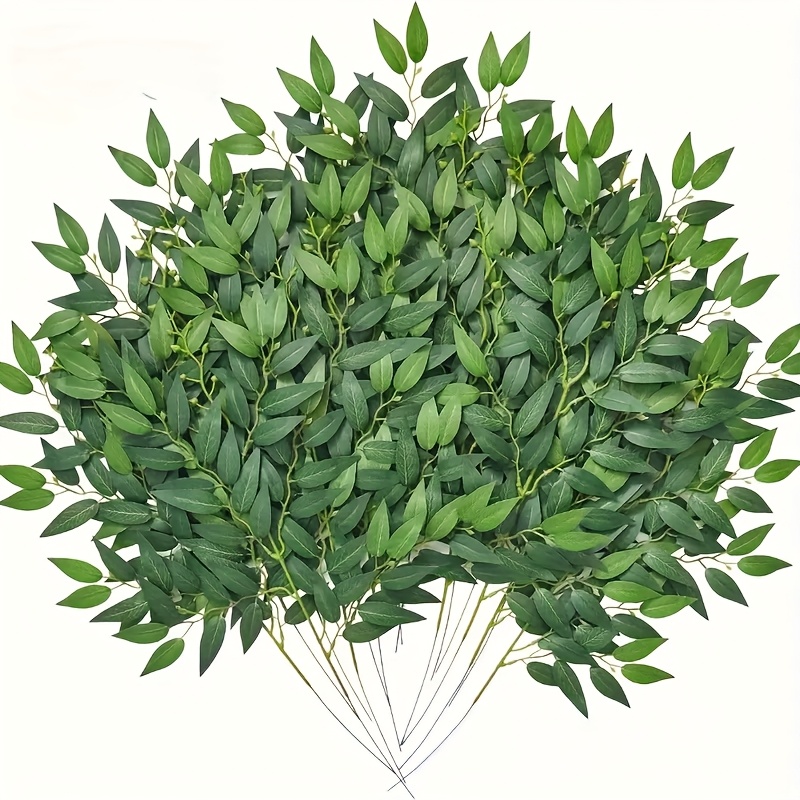 6 Stück Künstliche Eukalyptuszweige – Ca. 62 Cm, Grüne Kunstpflanzen Für Deko & Arrangements