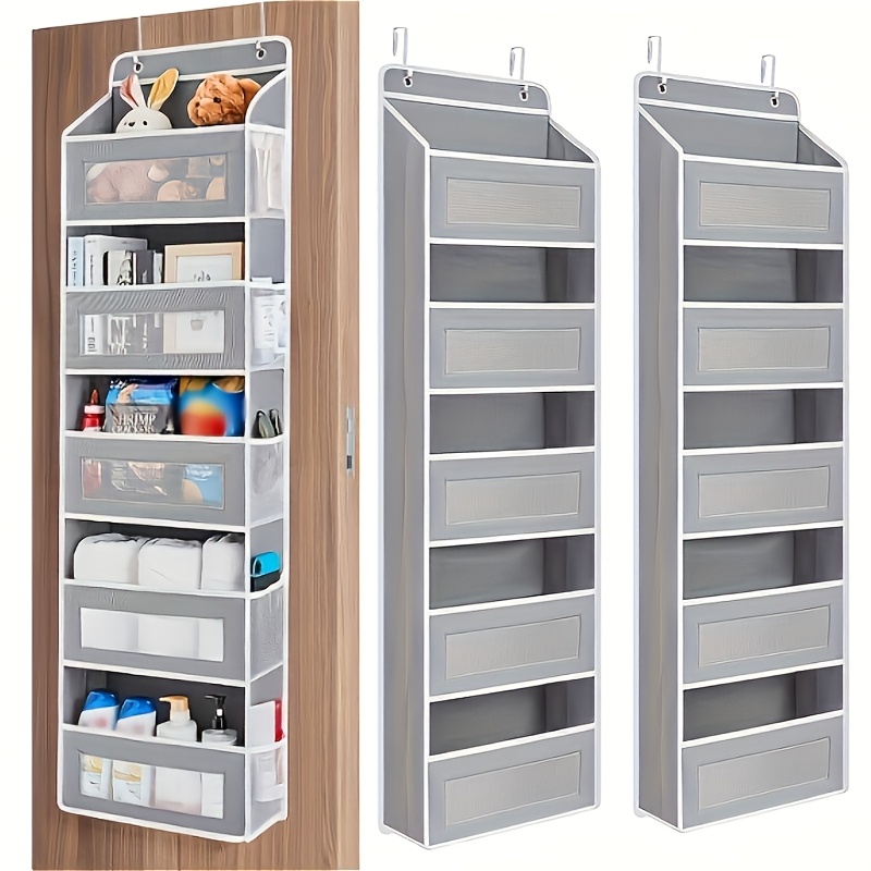 five tier hanging storage box large capacity multi layer hanging organizer anti tip durable structure ideal gift for halloween and christmas   suitable for bedroom bathroom and pantry storage