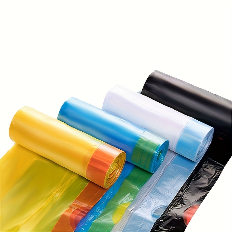 TEMU Household Kitchen Bedroom Garbage Bags Drawstring Garbage Bags Cleaning Trash Can Liners Garbage Bags 4 Gallon Bags