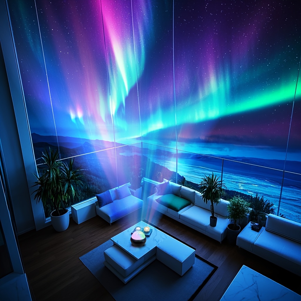 2 In1 Northern Lights And Ocean Wave Projector With 14 Light Effects For Bedroom, Home Theater,Game Rooms, Party, Birthday,Projector Lights For Bedroom,Star Projector Light (Northern Lights