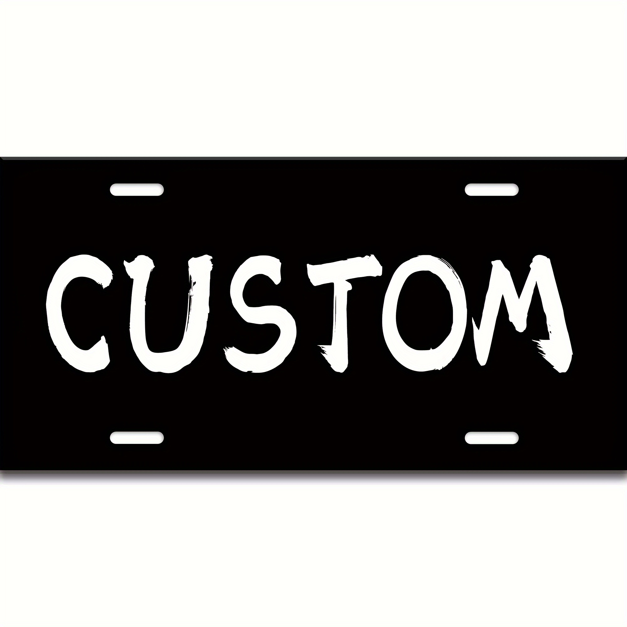 

Personalized Aluminum - , Customizable Styles, & Engraving, 6x12 Car Decor For