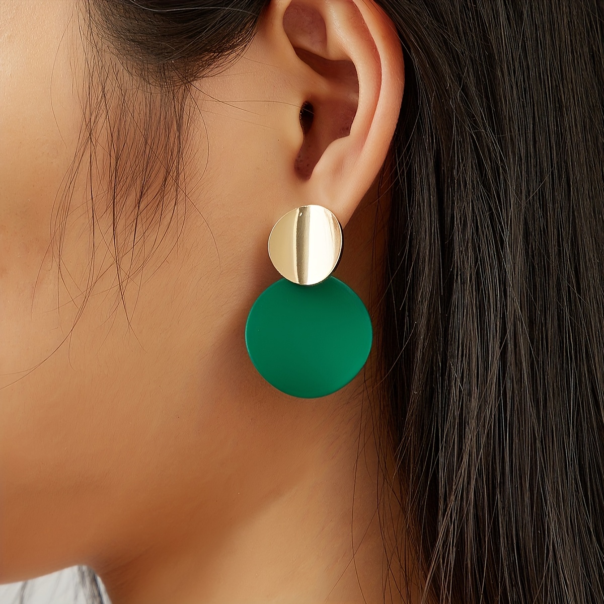 Versatile Geometric Round Earrings for Daily Wear
