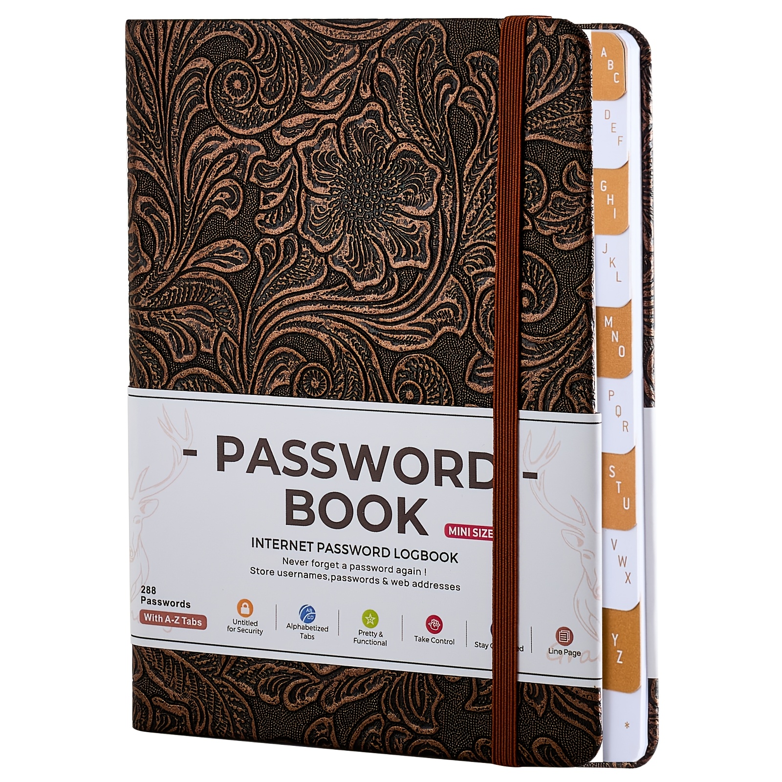 notebook with alphabetical tabs sold on Temu United States