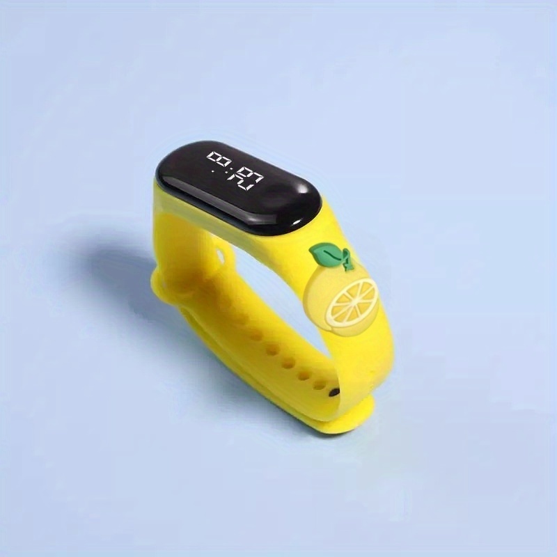 6pc Cute Fruit Series Digital Watch Set for Kids