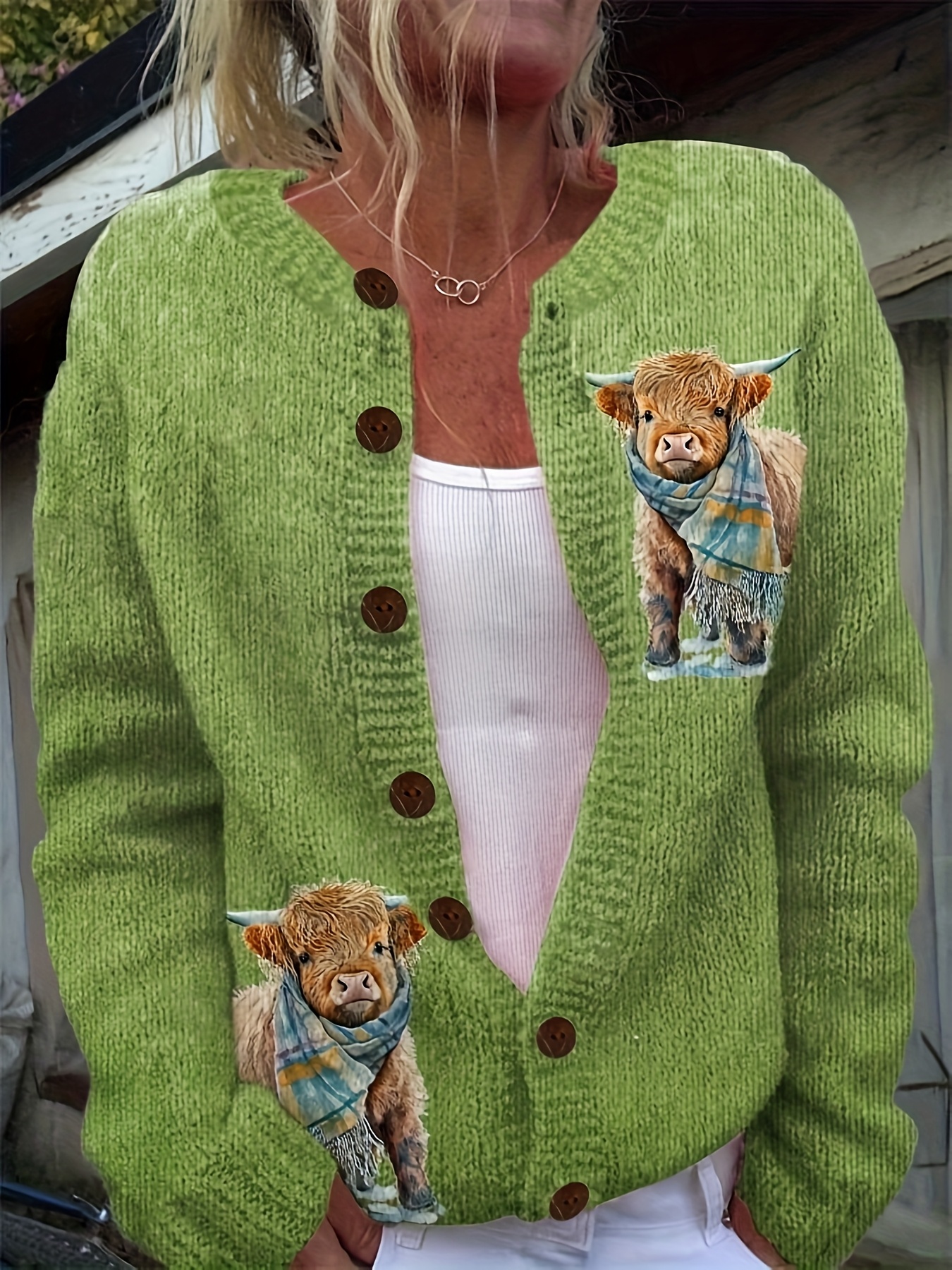 Supreme Cow Print Cardigan 21AW WEEK1 S 【公式通販】