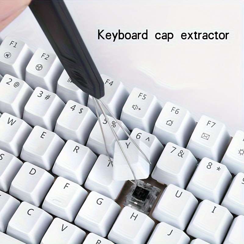 Stück Computer-Tastatur-Schlüsselentferner, Schlüsselkappen-Abzieherschaft- Entfernungswerkzeug-Set zum Entfernen und Befestigen der meisten  mechanischen Tastaturen