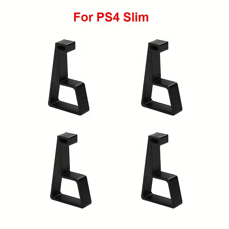 TEMU 4pcs Heat Dissipation Brackets, Elevated Base Brackets, Suitable For Ps4 Slim, Ergonomically Designed, Enhancing Dissipation Space, With Strong