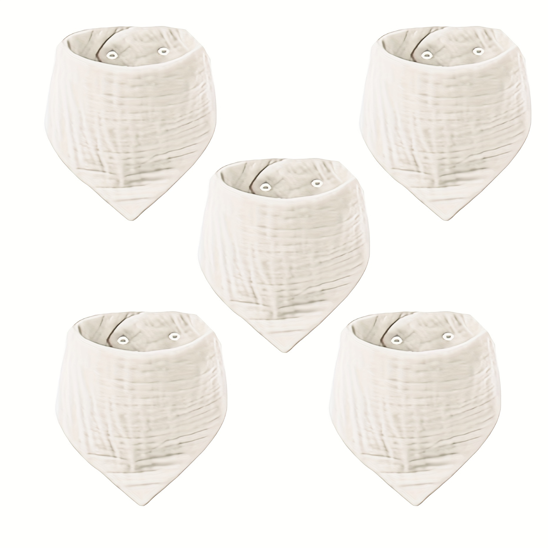Image of Baby Bibs, Drool Bibs, Muslin Baby Bandana Cotton For Teething And , Bandana Drool Bibs For Baby (5 Pack)