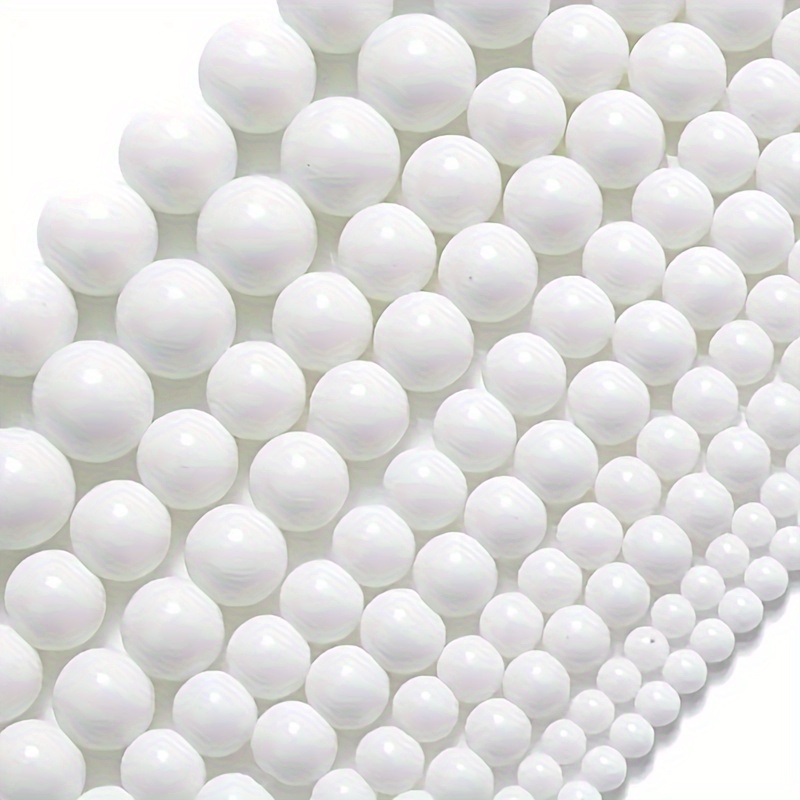 Chalcedony Beads Suitable For Making - Elegant Spacer Beads For Bracelets, Necklaces, Pendants | & Versatile For Resin, Wire Wrapping, Bead Weaving Crafts