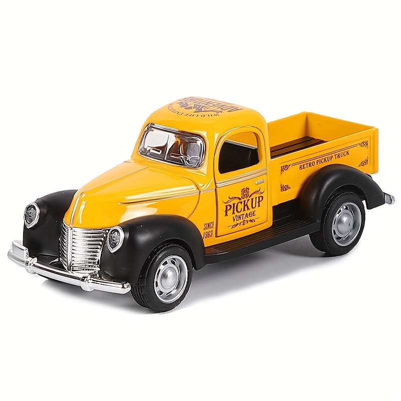 1:32 Alloy Pick Up Truck, Die Cast Model, Pull-back Cars, Car Model Collection, Xmas Gift Toys For Children