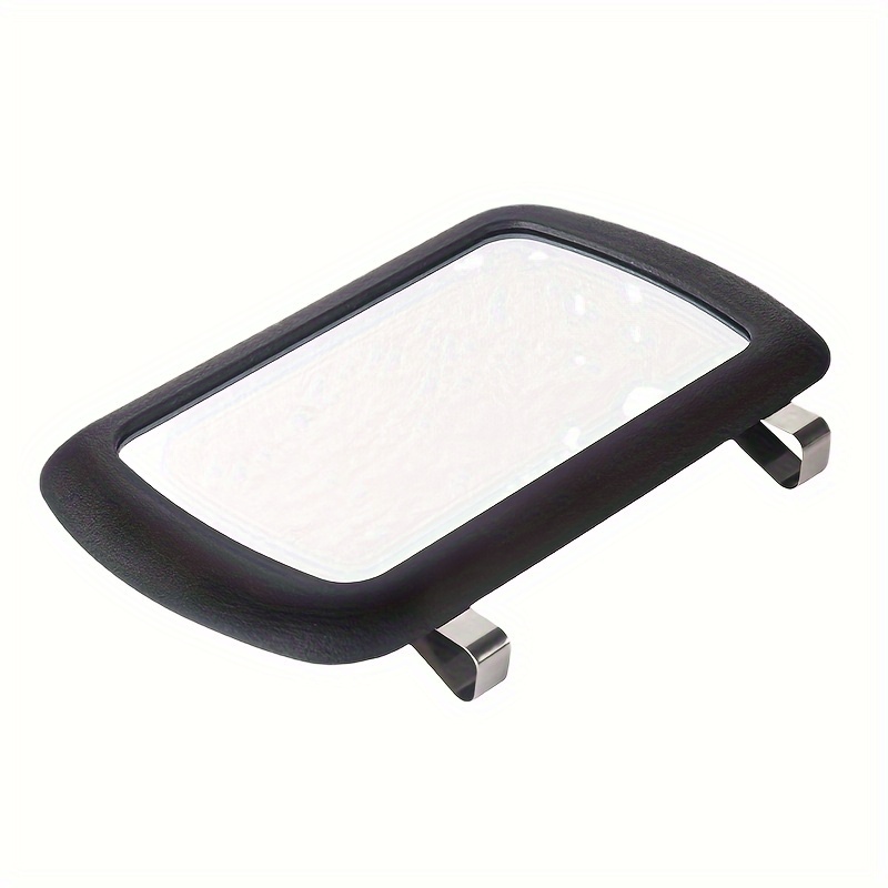 TEMU Car Sun Visor Makeup Mirror Universal Clip- Glass Vanity Mirror Sun Visor Mirror Interior Accessories