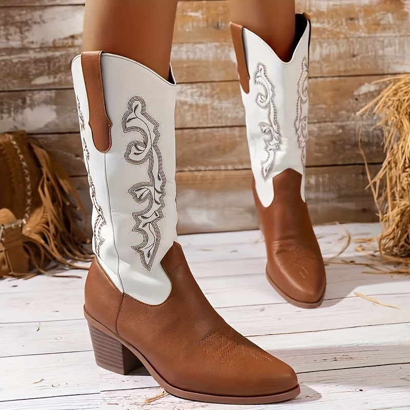 cowboystiefel weiß Temu Deutschland