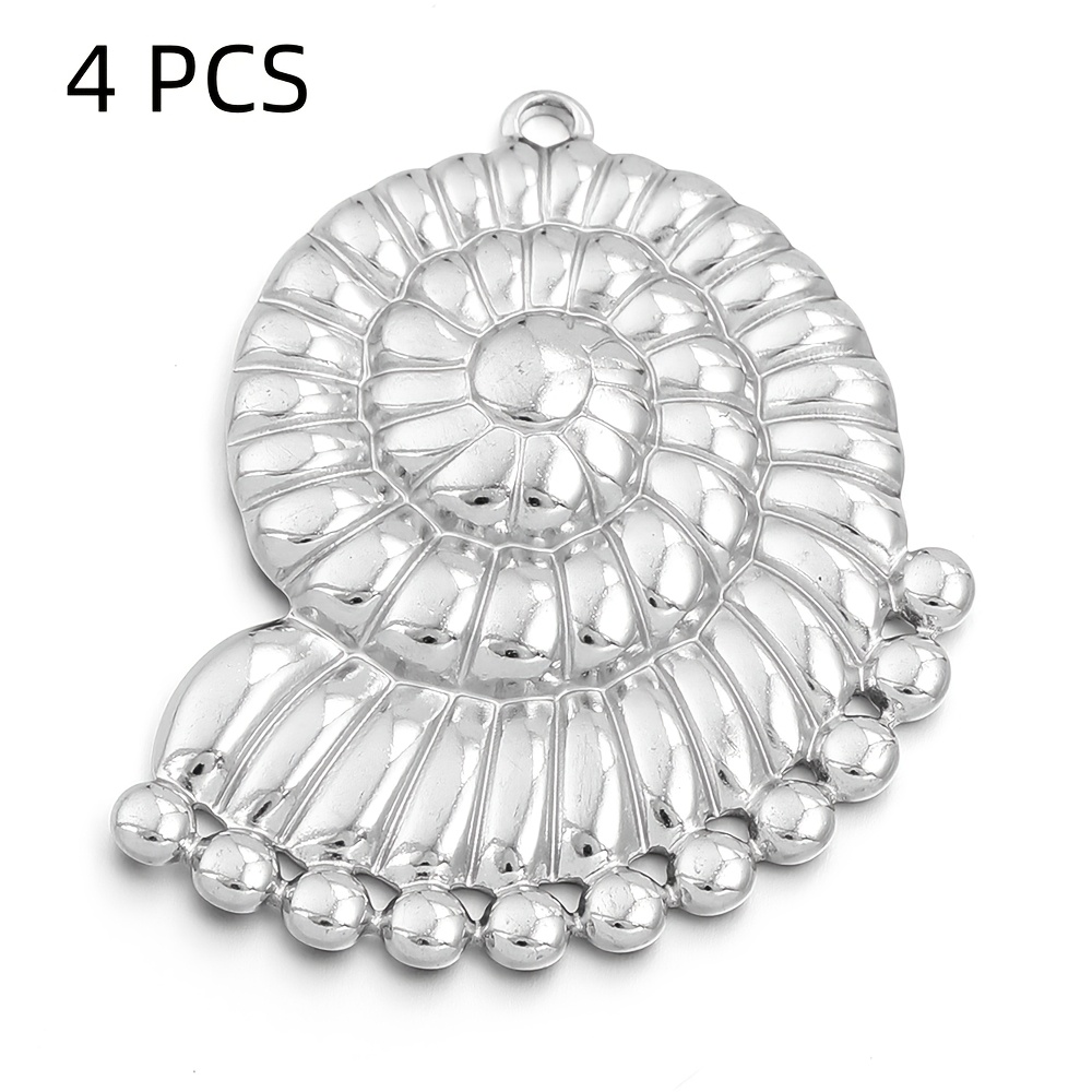 4pcs Ocean Animal Shaped Charms, Cute Decorative Pendants