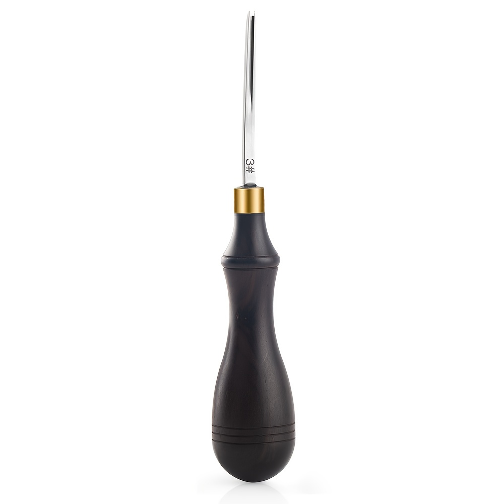 1pc Sharp Leather Edge Rasp, Polisher Tool With Belt Scraper, Stainless Steel Blade, Leather Craft Tool, Size 0.6mm/0.7mm/1.3mm/1.8mm/2.25mm