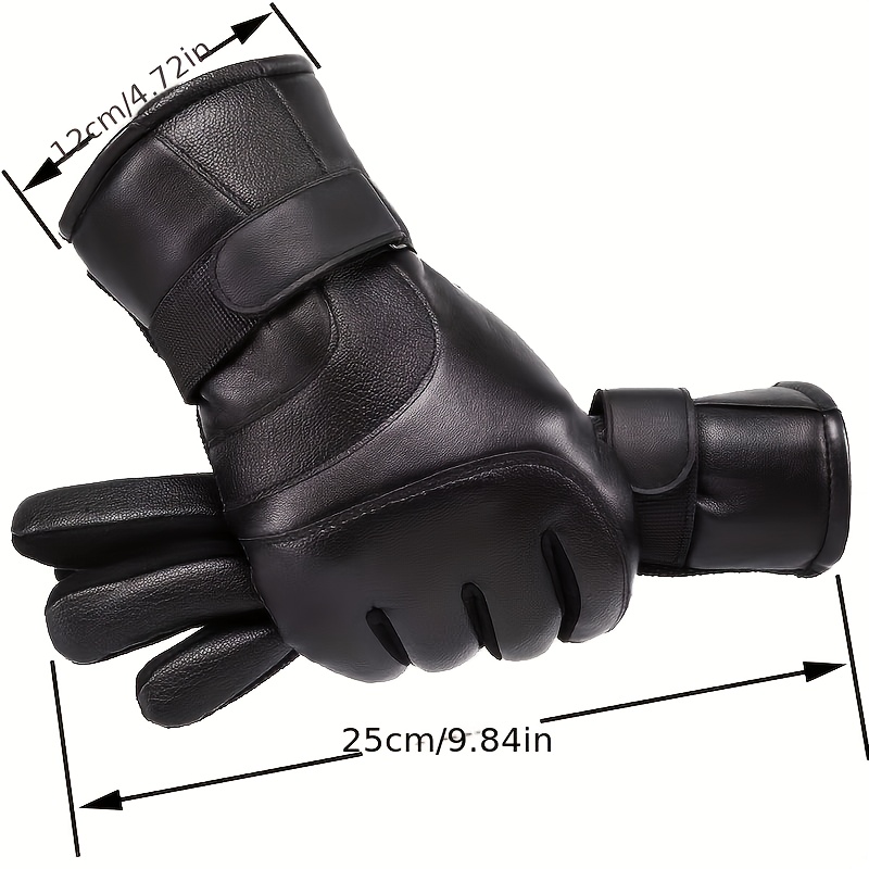 Winter Warm Ski Gloves with Lining and Thickening