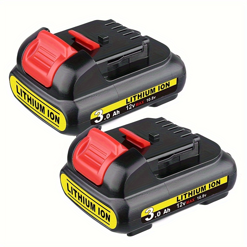 

1-2pack 3.0ah 12v Max Dcb120 Battery For 12v Lithium Battery Dcb123 Dcb127 Dcb122 Dcb124 Dcb121 Replace For 12 Volt Power Tools