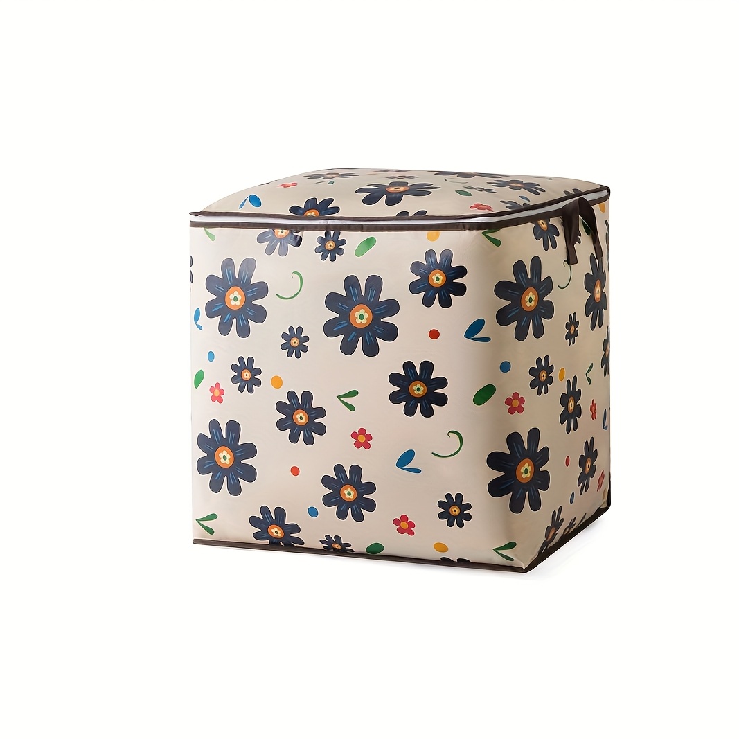 TEMU 1pc Ornamento de Almacenamiento [] Bolsa de Almacenamiento de Gran Capacidad para Ropa y Edredones, Puede Juguetes, Adecuada para Empaquetar las
