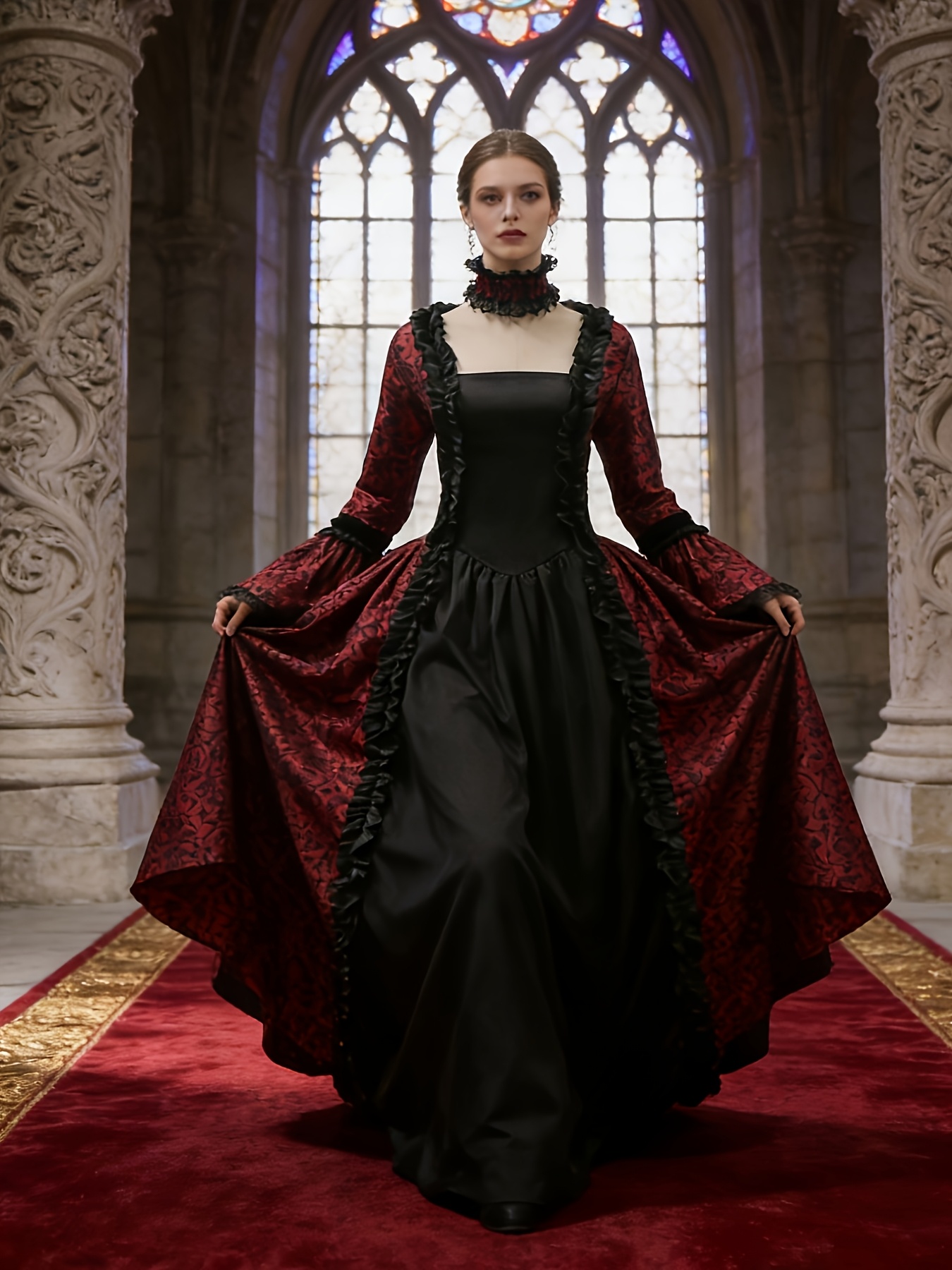 adult queen renaissance fair dress temu medieval dress sold on Temu United States