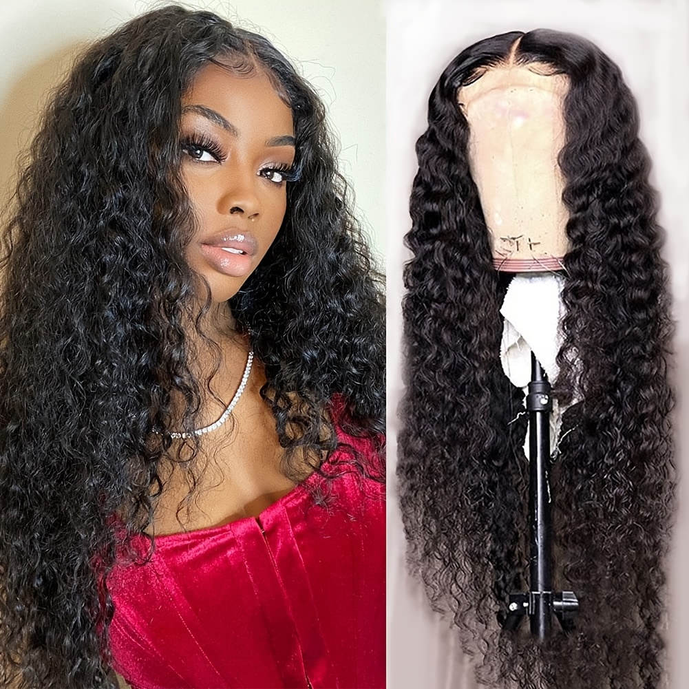 4x4 Human Hair Wig Suitable For Women - Hd Transparent Lace Closure With Pre-plucked Hair, 200% Density Looking Hairpiece For Dreadlock & Braids Styles, Hairpiece For Dreadlocks, Braids, Braids