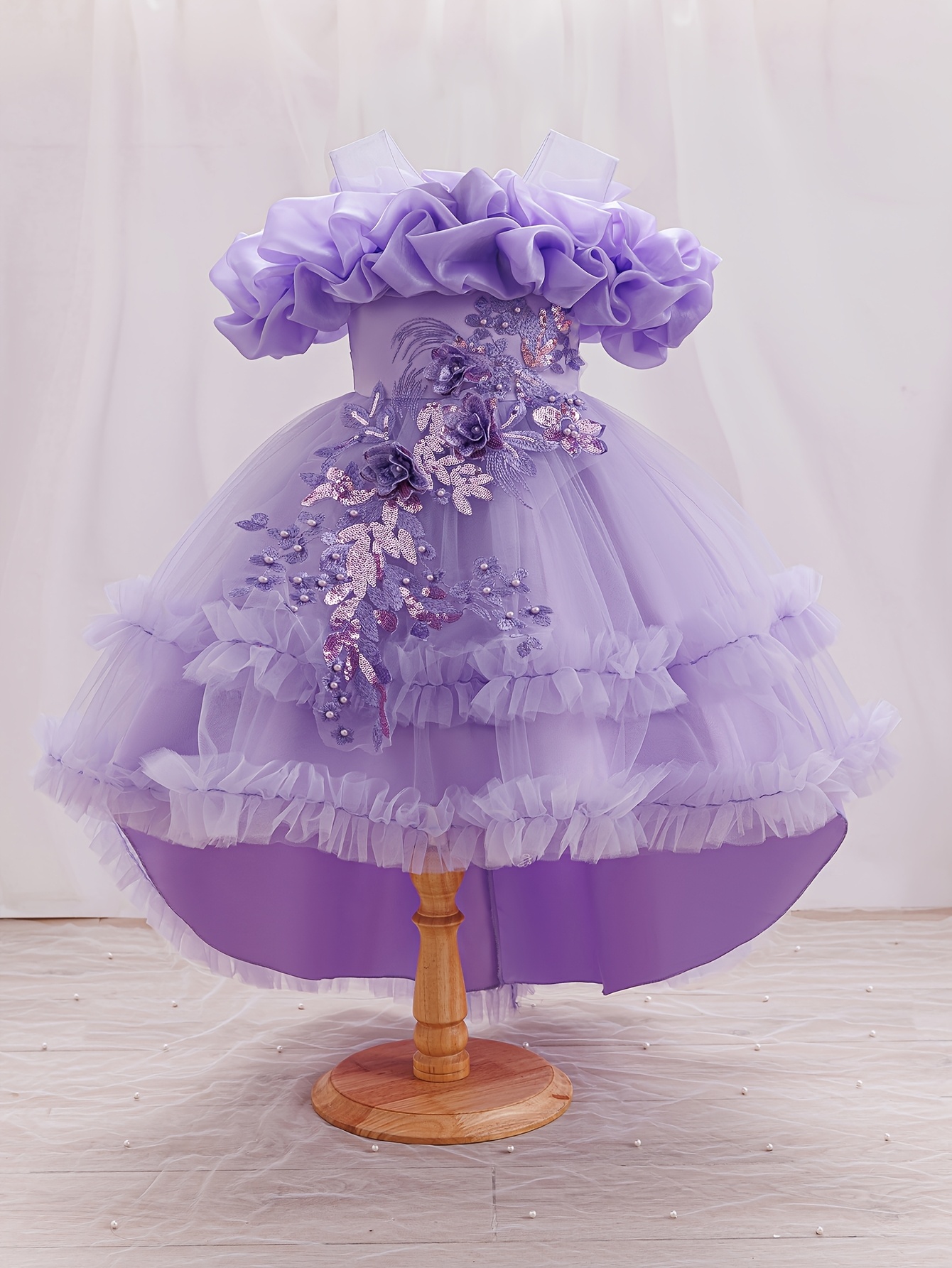 birthday one piece dress princess girl dress 6 Months (70cm) 54