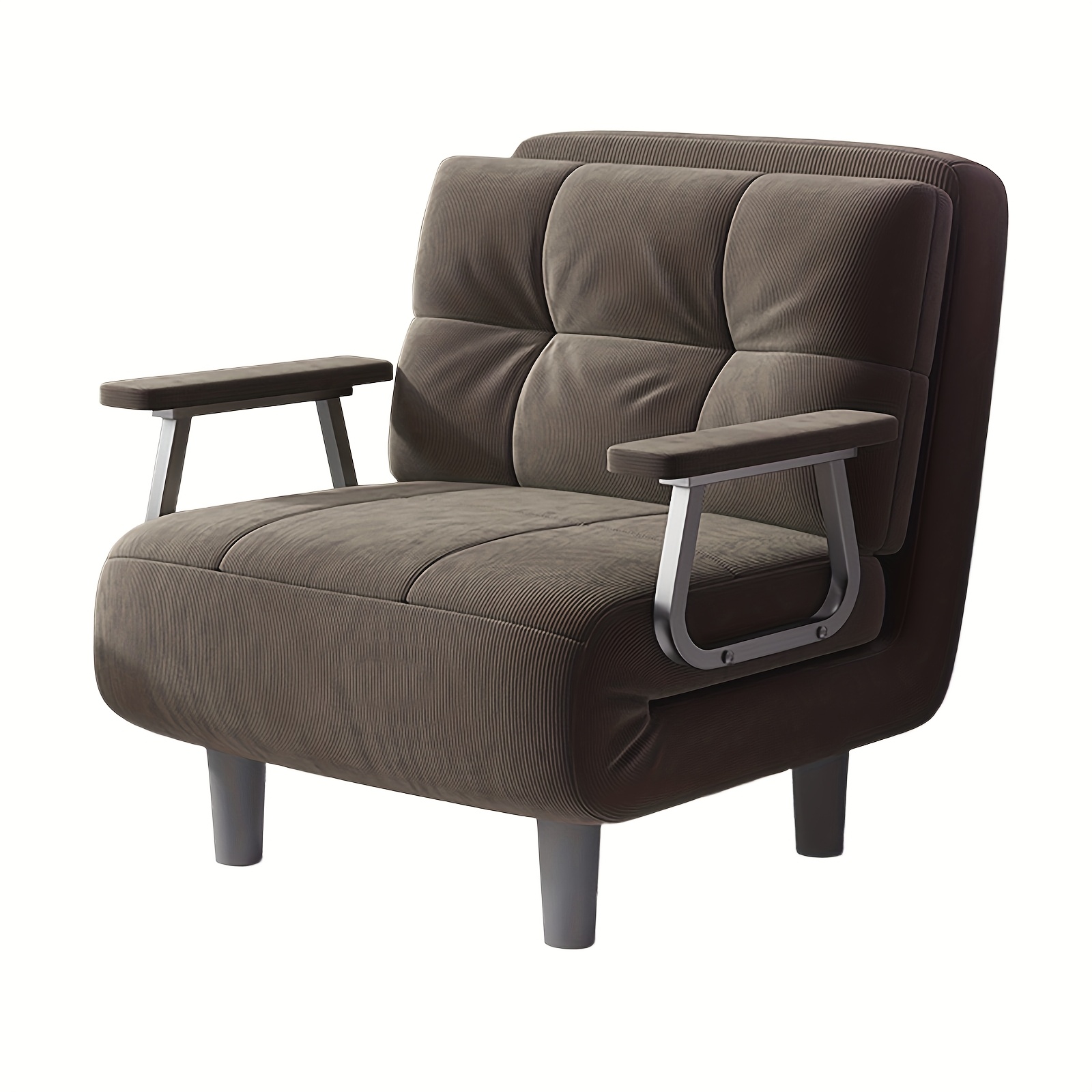 Usnjeni nasloni za s teksturo, okvir za kavč-posteljo, model za dvojno uporabo za dnevno , zložljiv, 63*20*124 cm, natančne specifikacije, ,