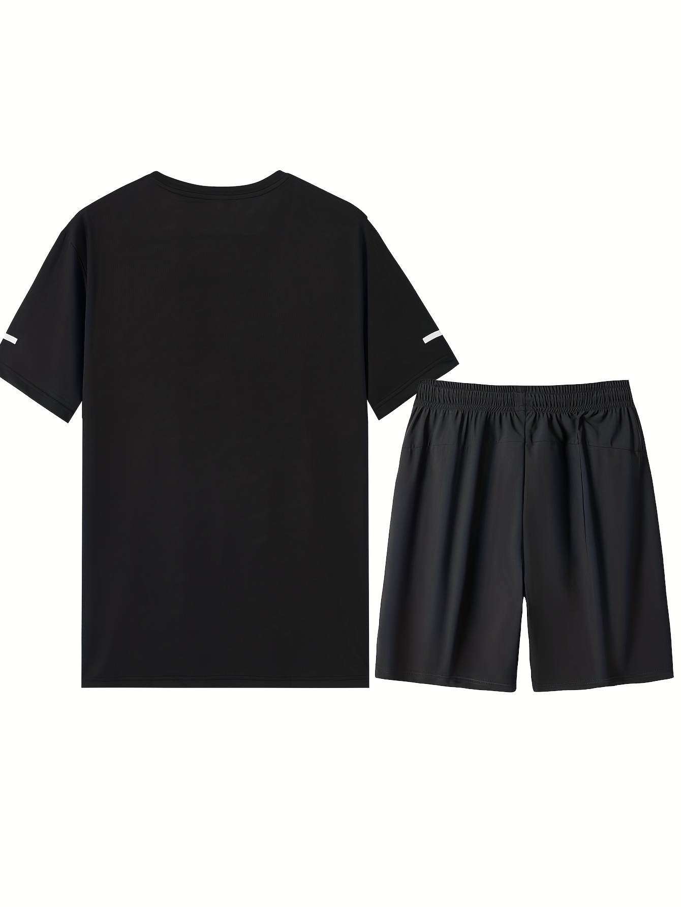 2024 summer men's casual sports short sleeve t shirt shorts
