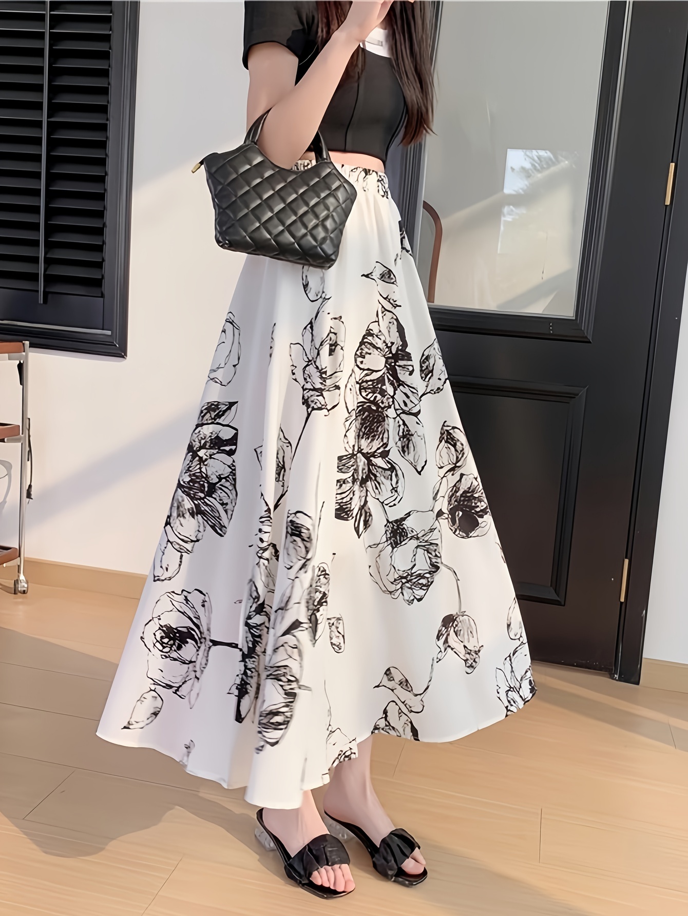 summer womens elegant half length skirt ladies - Temu Bahrain