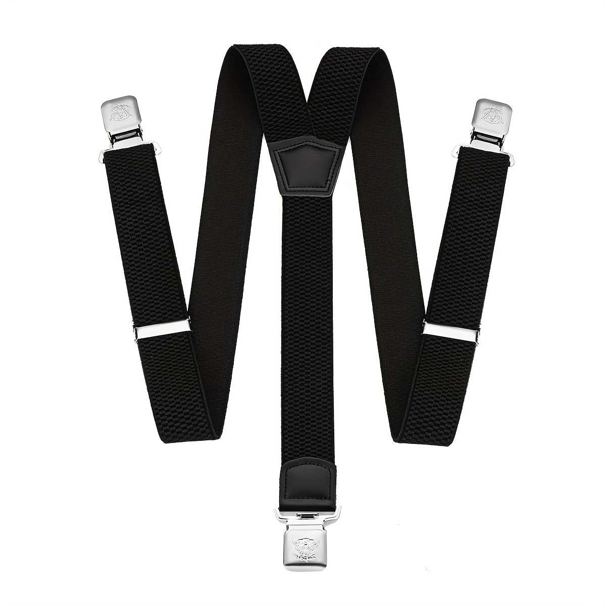4cm Men's Y-shaped Corn Grain High Elasticity Adjustable Suspender Strap