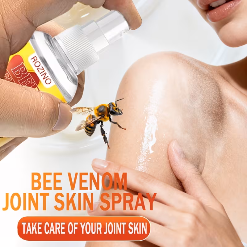 bee joint skin spray | крем за навлажнување и хидратација за лумбален дел, нозе, врат, зглобови, колена, глуждови | без мирис, содржи глицерин, витамин ц, витамин а, - идеален за стари лица и спортисти Детали за производот 2