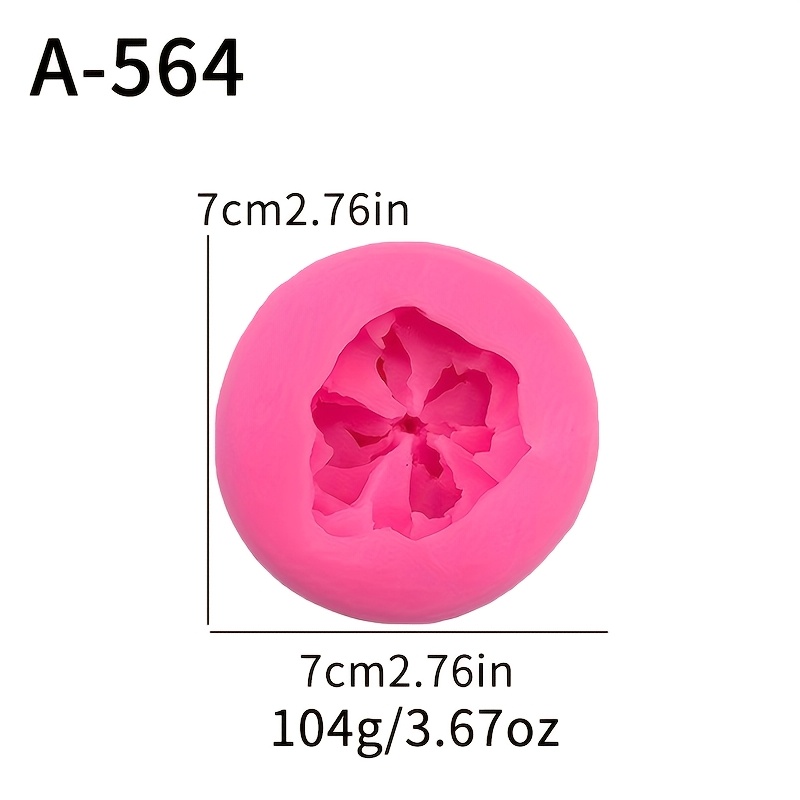 & Flower Silicone Mold For Diy Baking - Perfect For Chocolate, Fondant Cake Decorations