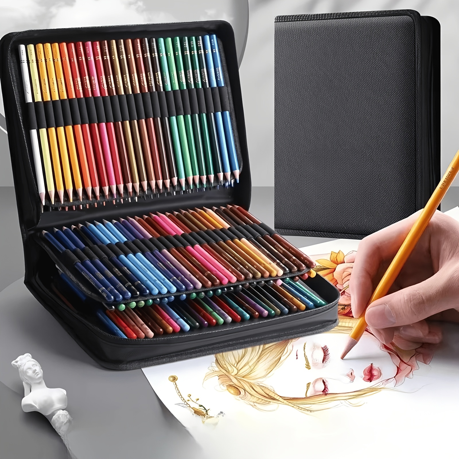 lápices   artísticos profesionales, colores brillantes, fáciles de colorear y   rompen, para  , coloreado, pintura y  , todo tipo de artículos de papelería artística creativa pintados a  