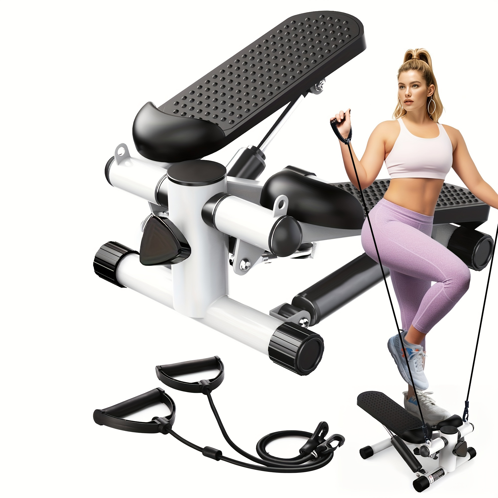 

Exercise Stepper, A Small Stepper With Exercise Equipment, For Home Exercise. A Hydraulic Fitness Stair With And Calorie Counting, And Weight Of 80 Lbs To 220 Lbs. The Best Christmas Present