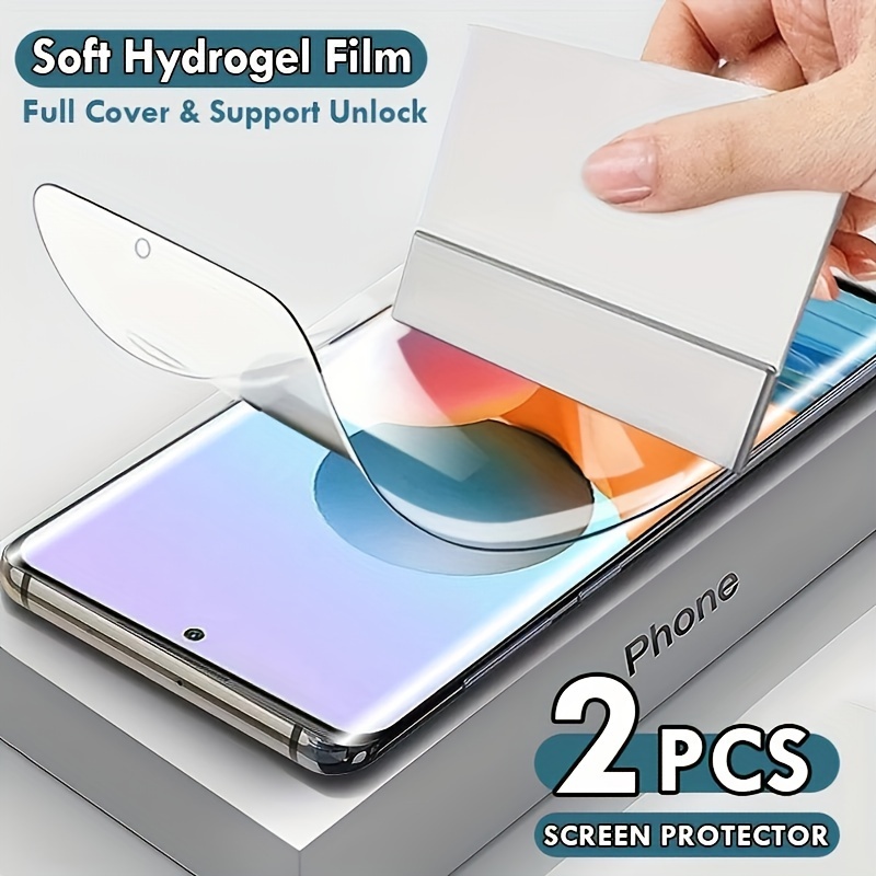 

2pcs Full Cover Soft Hydrogel Film For Xiaomi Pro 12 11 11s 10 10s 9 9s Pro Screen Protector On For Redmi 13c 12c 10c 9a 9c 9 9t Protective Film (not Tempered Glass)