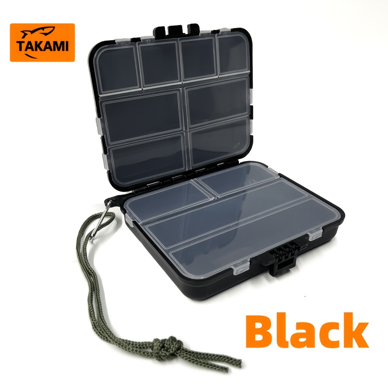 Image of Takami | 1pc Waterproof Fishing Tackle Box For Hooks, Lures, And Baits - Portable Fishing Additions Organizer
