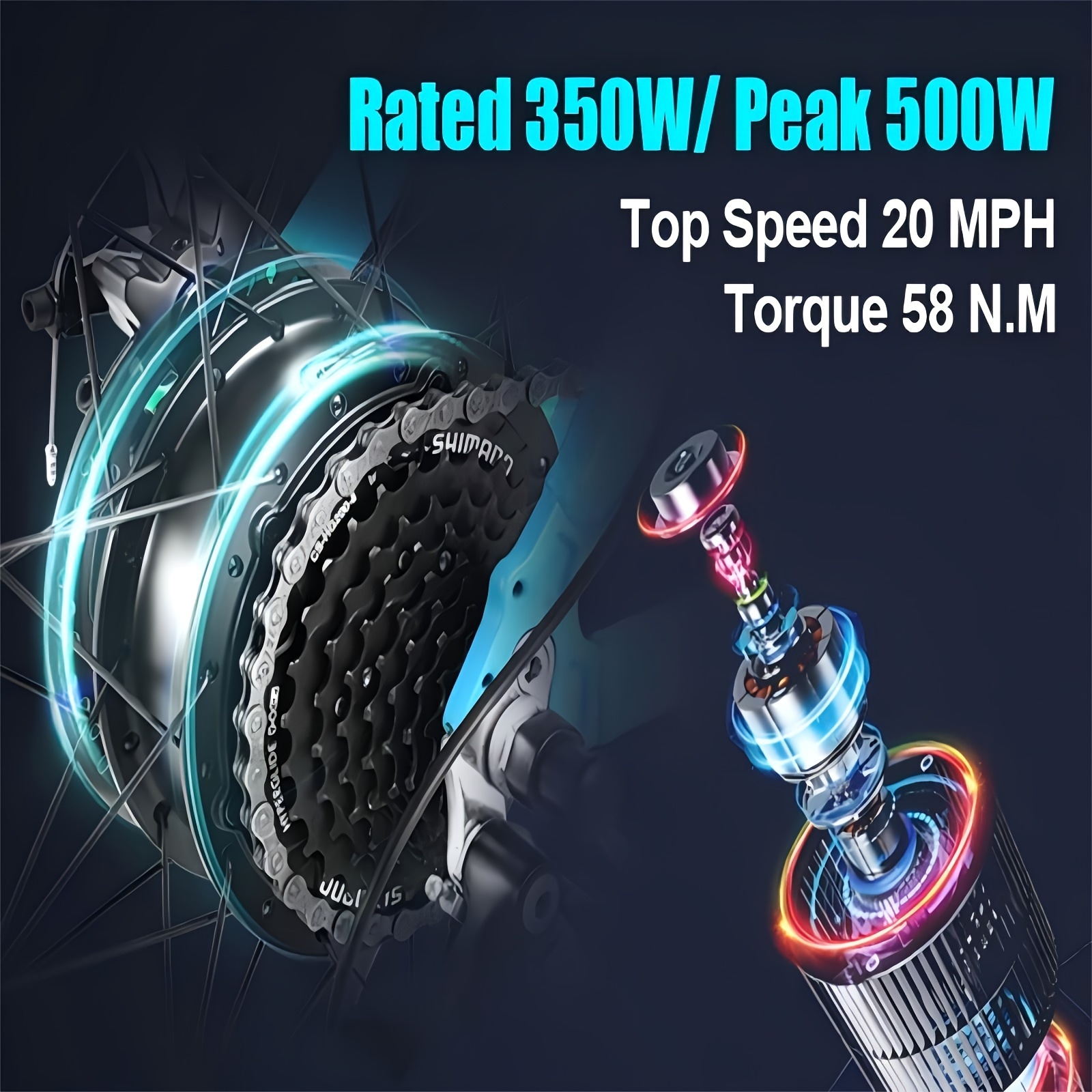 Electric Mountain Bike Men Adults 48 .4ah Removable Temu