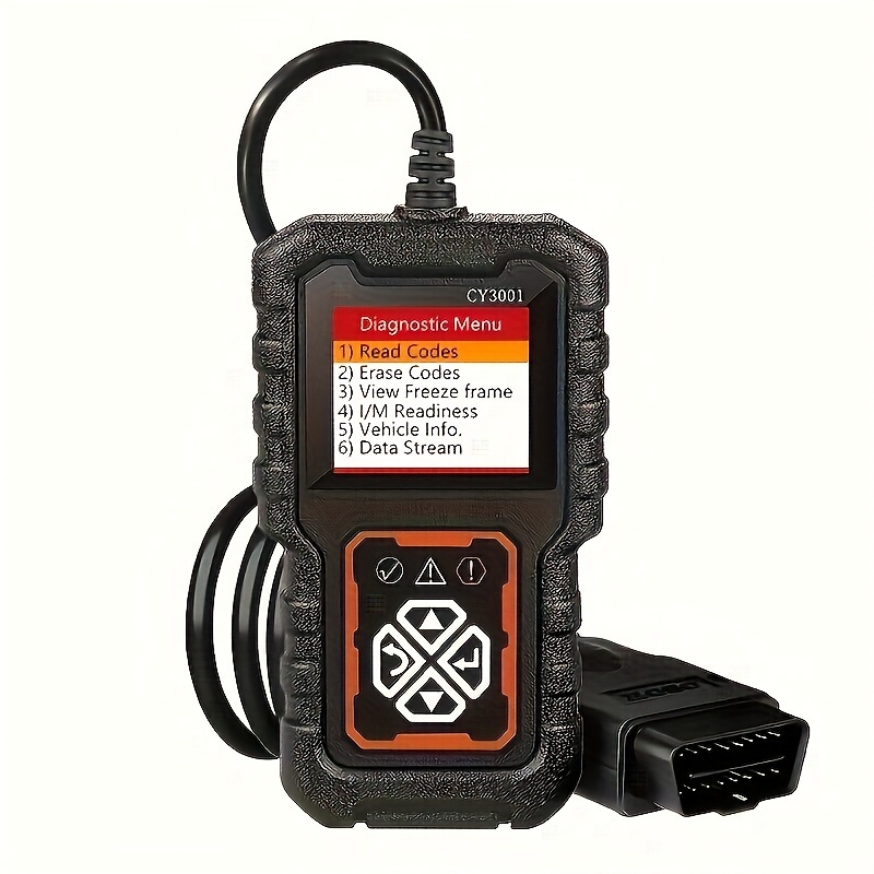 TEMU Obdii Scanner Car Diagnostic Tool Cy3001 Scanner, Engine Fault Code Reader Mode Can Diagnostic Scan Tool For Scanner Diagnostic Tool, 6 Language, , Dtc Lookup, I/m Readiness