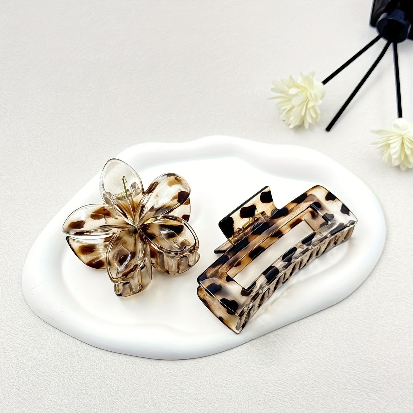 

2pcs Large Set - /, , , Plastic , 8.5cm & 10.5cm , For Christmas & Halloween Parties / / Photography / Updo , Fashionable Accessories