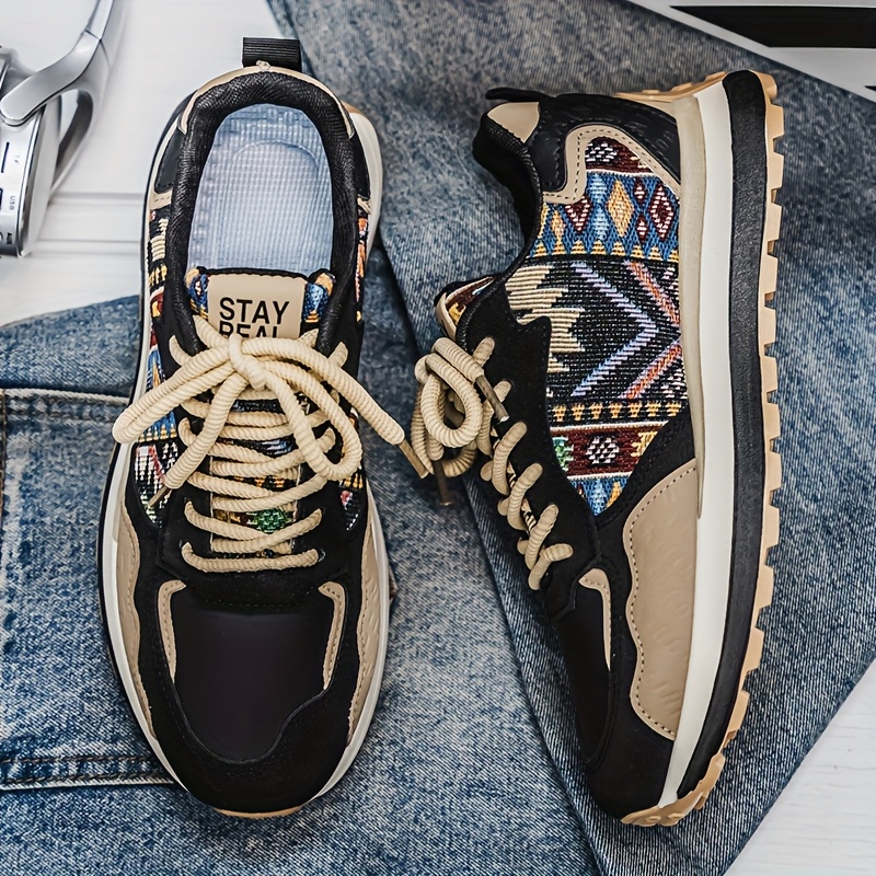 baskets basses élégantes et polyvalentes pour hommes - chaussures de skate tendance style streetwear pour hommes, avec semelles intérieures respirantes en eva,   adapté à un     décontracté et aux vacances, parfaites   cadeaux de noël ou danniversaire Détails du produit 4