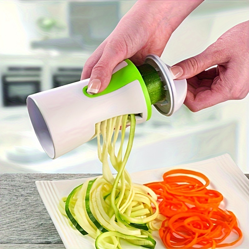 

Multi Functional Spiral Rotary Slicer Funnel Vegetable Slicer Long Filament Cutter Carrot Cucumber Slicer