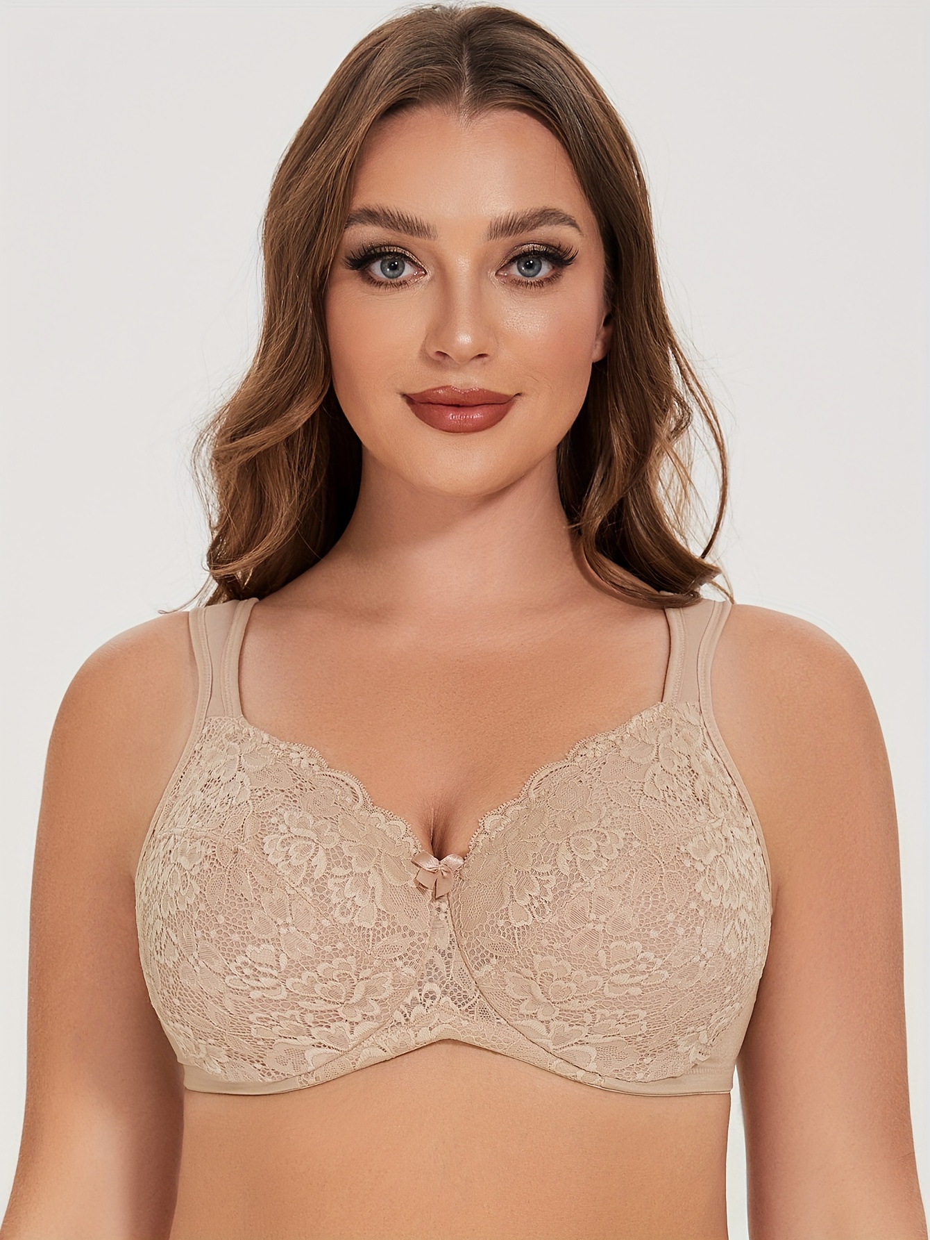 Scarlet Full Cup Embroidery Bra (Size 40/90C), Women's Fashion