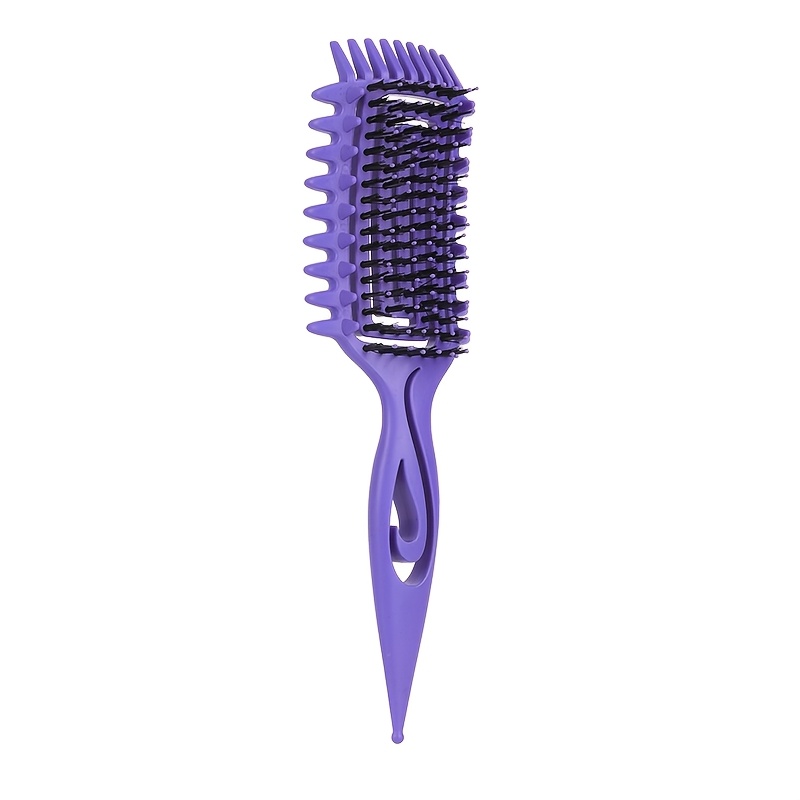 TEMU Candy Brush Curling Comb, Styling Curling Comb, Easily Detangles Hair, Wide-tooth Design For Effortless Curling And Styling, Dual-use Curling