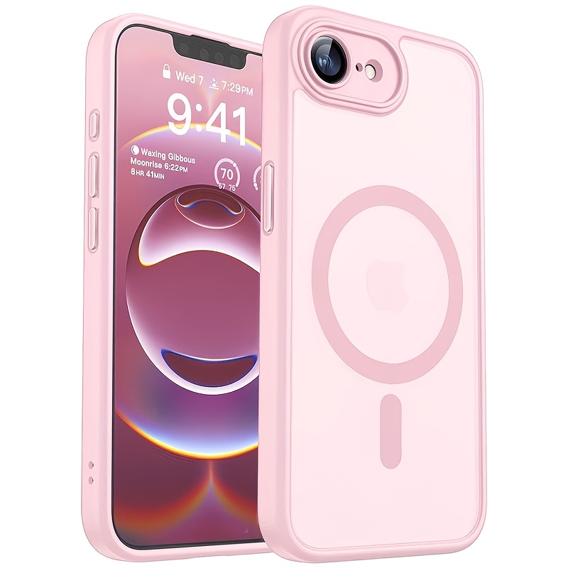 TEMU Phone Case - Premium Shock-resistant Case Designed For Iphone 17e, Featuring A Matte Translucent End And With Magnetic Wireless Charging