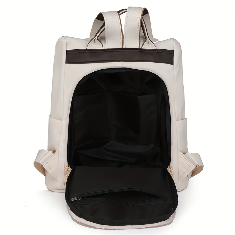 women's anti theft nylon backpack stylish lightweight large Temu