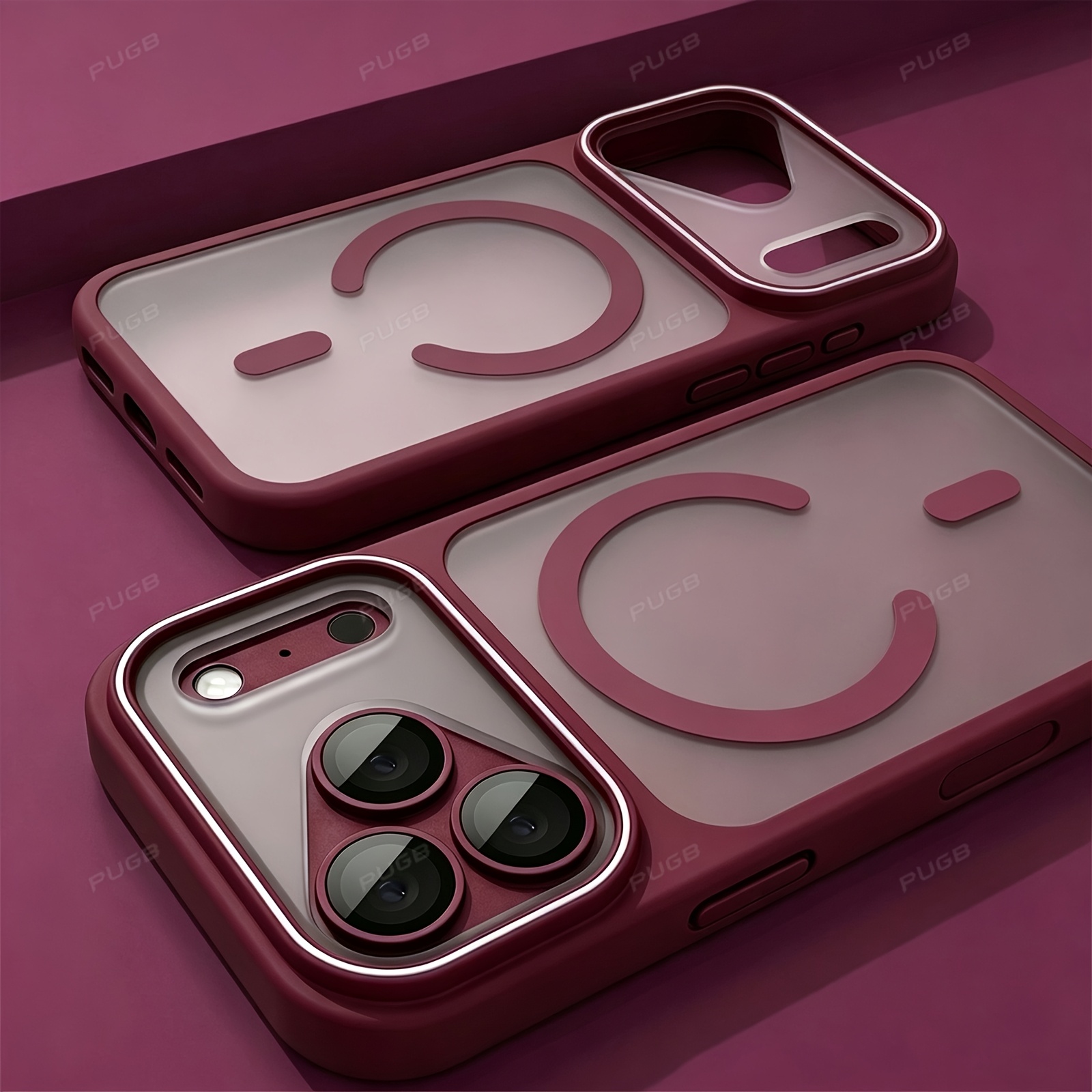 TEMU Phone Case: New Arrivals Luxury Matte Transulcent Magnetic Phone Case Compatible With Iphone 18 Pro Max 17 16 15 14 13 Pro Women Magnetic