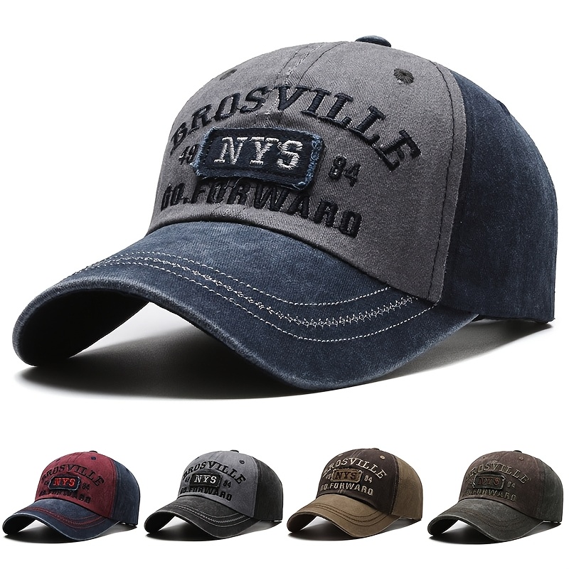 Vintage Washed Cotton Baseball Cap Adjustable Sun Protection Dad Hat Baseball Cap For Women Vintage Washed Cotton Trucker Dad Hat  main image 2