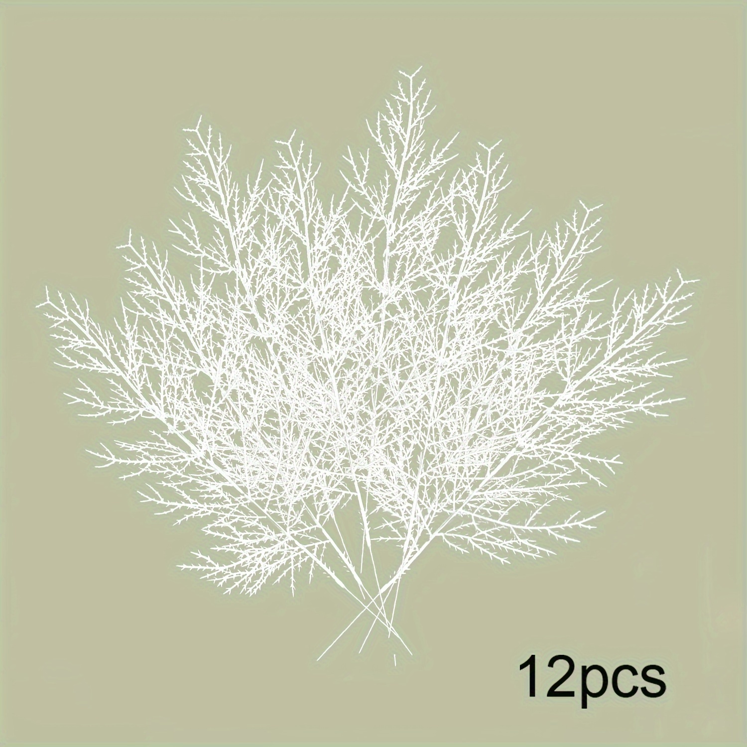 12pcs/36pcs Artificial Pine Branches, Fake Greenery Plants Pine -faux Pine Leaves Picks For Diy Garland Crafts Christmas Embellishing And Home Garden Decoration