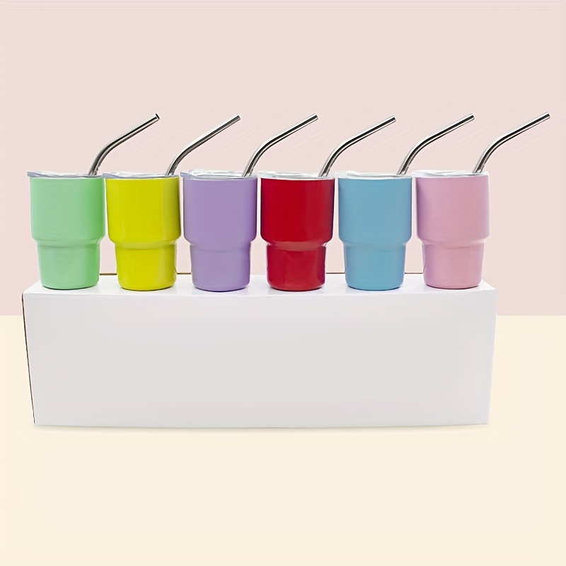 Set of 6 Mini Car Cups, Stylish 3Oz Portable Shot Glasses, Outdoor Travel  Coffee Mugs, Featuring a 304 Stainless Steel Inner Liner, 201 Outer Layer,  with a Painted Surface And Heat Sublimation * with ...