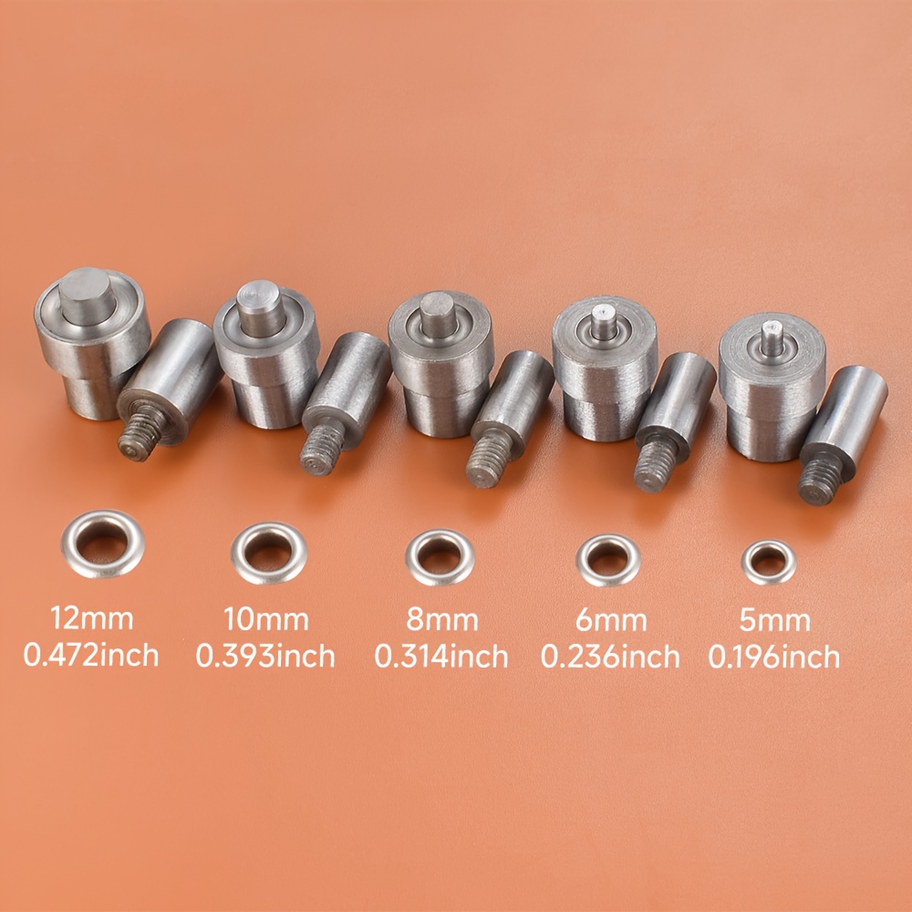 E-shop 2 Stück/10 Stück Manuelles Schwerlast-Lochstanzen-Set mit Luftloch-Installationswerkzeugen, geeignet für manuelle - Innendurchmesser 5mm bis