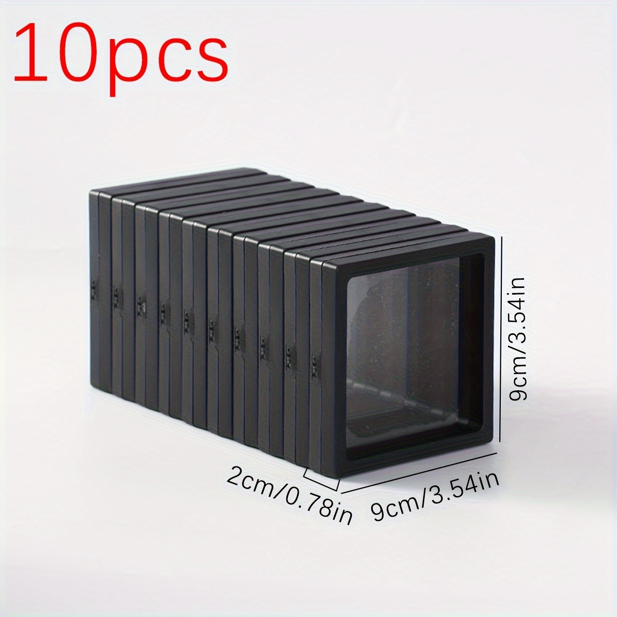 TEMU 10pcs Dust- And Oxidation Jewelry Box, Pe Film Jewelry Storage Packaging Box For Rings, , Bracelets, Necklaces