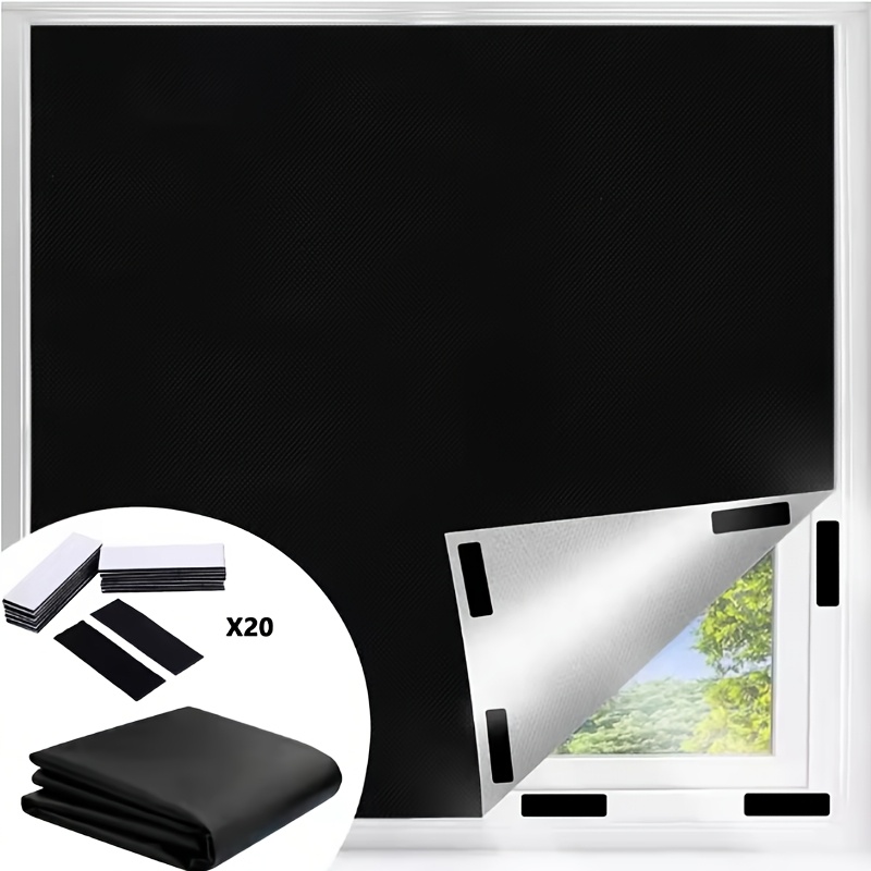 TEMU 100% Blackout Curtains, Darkest Room Blackout Drapes, Curtain Panels, Privacy Anti-peeking Covers, Full Blackout Fabric